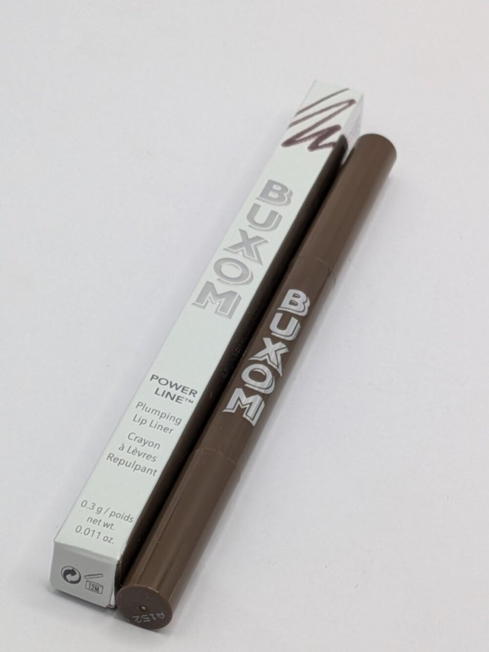 Buxom Power Line Plumping Lip Liner Creamy Chocolate (Dark Nude) Full Size New